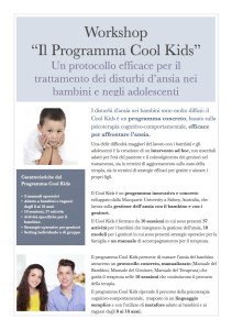 Workshop Programma Cool Kids - locandina